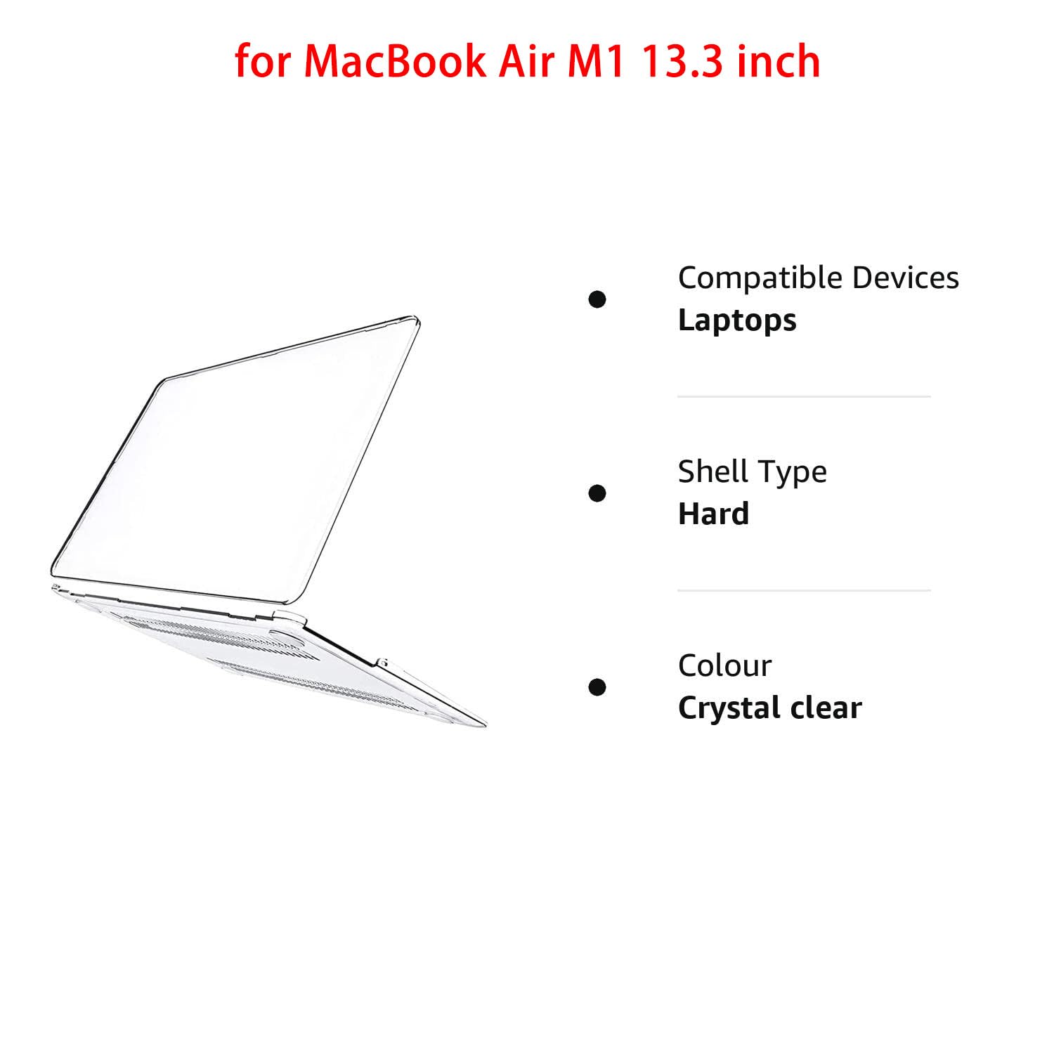 ZORBES Laptop Cover 13.3 inch for MacBook Air M1 Case Cover Laptop Case Compatible with 2020/2019/2018 MacBook Air M1 A2337 A2179 A1932 MacBook Air Case Waterproof Laptop Protector Hard Case ZORBES Laptop Cover 13.3 inch for MacBook Air M1 Case Cover Laptop Case Compatible with 2020/2019/2018 MacBook Air M1 A2337 A2179 A1932 MacBook Air Case Waterproof Laptop Protector Hard Case